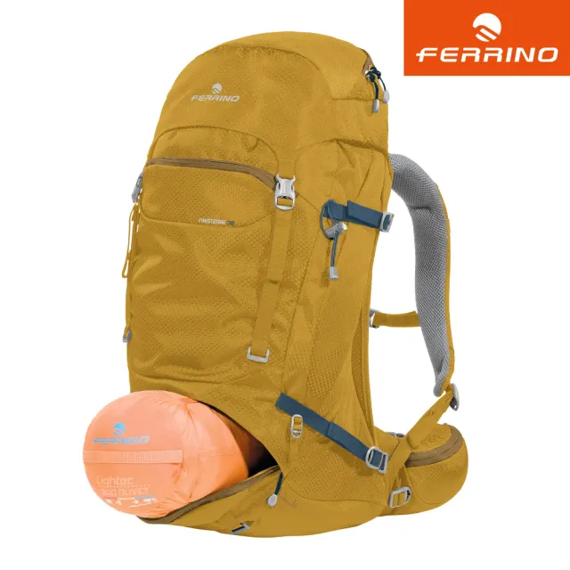 【FERRINO】雙11 Finisterre 38 登山健行網架背包 75742 鵝黃色(後背包 登山背包 大容量背包)