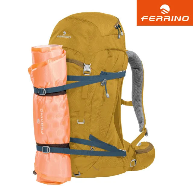 【FERRINO】雙11 Finisterre 38 登山健行網架背包 75742 鵝黃色(後背包 登山背包 大容量背包)