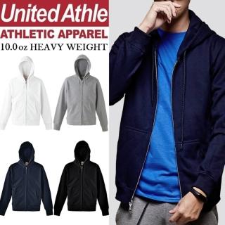 【United Athle】日本 連帽帽T 長袖帽T 連帽外套 內刷毛 10oz(Athle 日本)