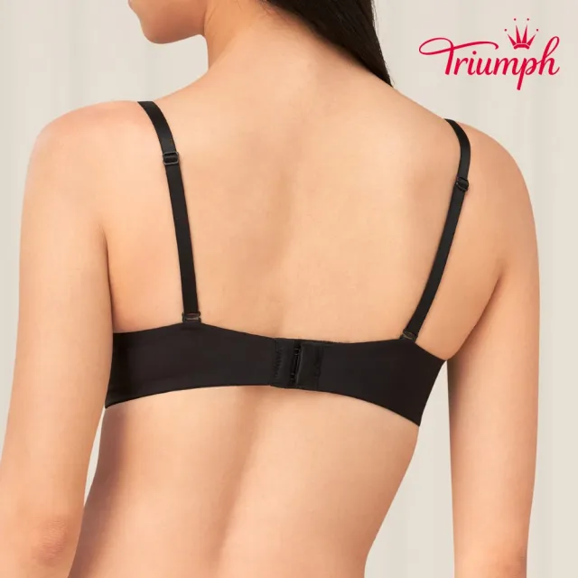 【Triumph 黛安芬】身體底妝系列 薄透無痕內衣(黑)