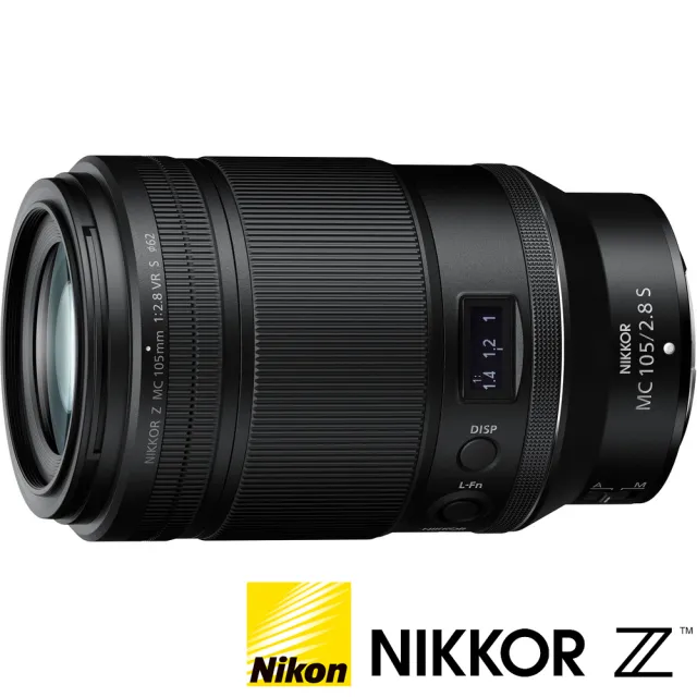 Nikon 尼康】NIKKOR Z MC 105mm F2.8 VR S (公司貨) 望遠定焦鏡頭1:1