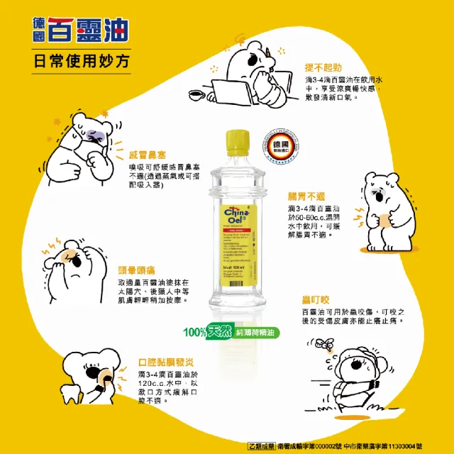 【百靈油】25ML+10ML+5ML*2共45ML(100%胡椒薄荷 按摩精油 年節送禮 伴手禮)