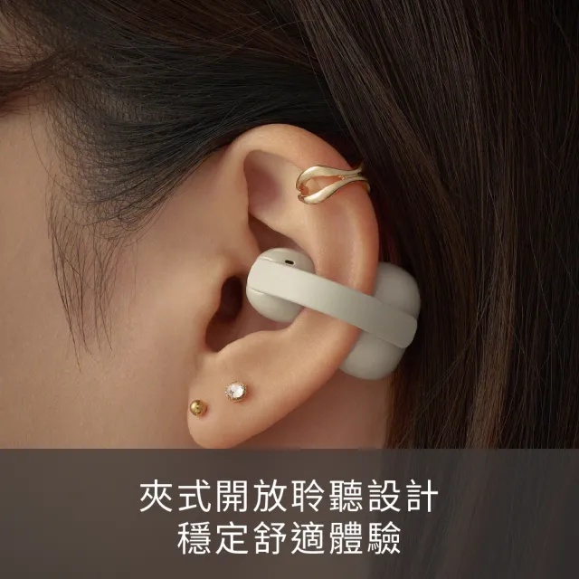 【SONY 索尼】LinkBuds Clip 耳夾式真無線耳機 WF-LC900 (公司貨 保固12+6個月)