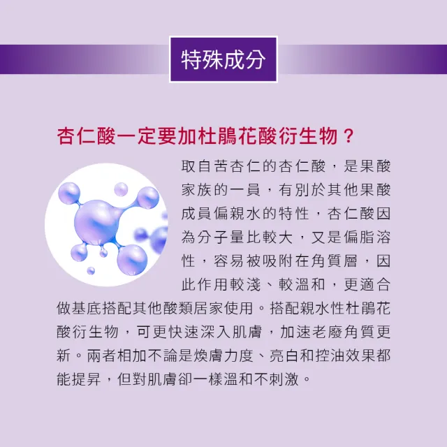 【For Beloved One 寵愛之名】杏仁花酸深層煥膚精華21% 15ml 3入組