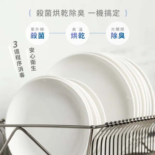 【SAMPO聲寶】30公升多功能紫外線殺菌烘碗機(KB-GA30U)