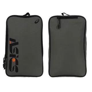 【asics 亞瑟士】鞋袋 台灣製-鞋帶 裝備袋 手提 手拿(3033C343-020)