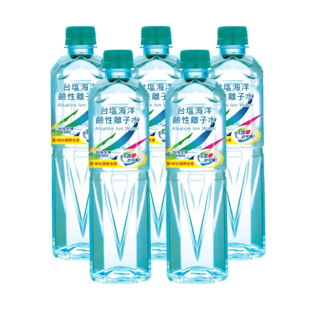 【台鹽】海洋鹼性離子水600mlx5箱/共120入(官方直營)