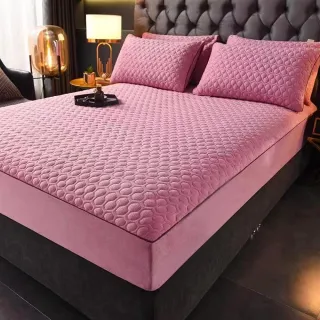 【京都手祚】石墨烯牛奶絨/石墨烯塔芙絨床包枕套組(單/雙/加 均一價/多款任選/床包枕套組/床包組)