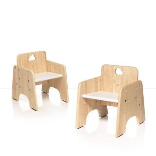 【愛兒館 ilovekids官方直營】離乳成長我的第一張椅子(實木椅4款任選)