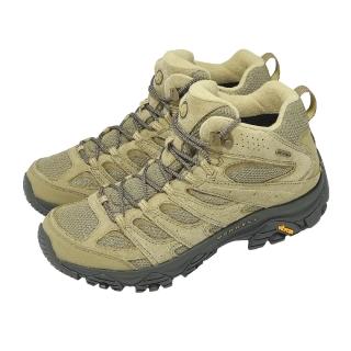 【MERRELL】登山鞋 Moab 3 Mid WP 男鞋 棕 黑 防潑水 中筒 黃金大底 山系 ML00003597