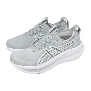 【asics 亞瑟士】慢跑鞋 Gel-Nimbus 28 ATC 男鞋 灰 銀 復古系列 緩震 1011C222020