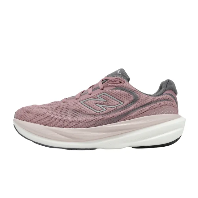 【NEW BALANCE】慢跑鞋 1080 V15 D 寬楦 女鞋 粉紅 灰 緩衝 回彈 運動鞋(W10807F9-D)