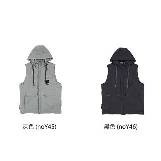 【KANGOL】KANGOL 連帽背心 保暖背心外套 多口袋 中性款 65551483