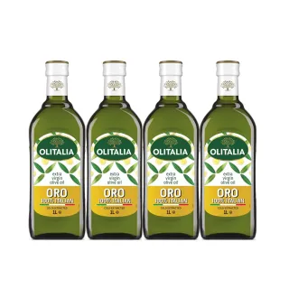 【Olitalia 奧利塔】特級初榨橄欖油禮盒組(1000mlx4瓶)