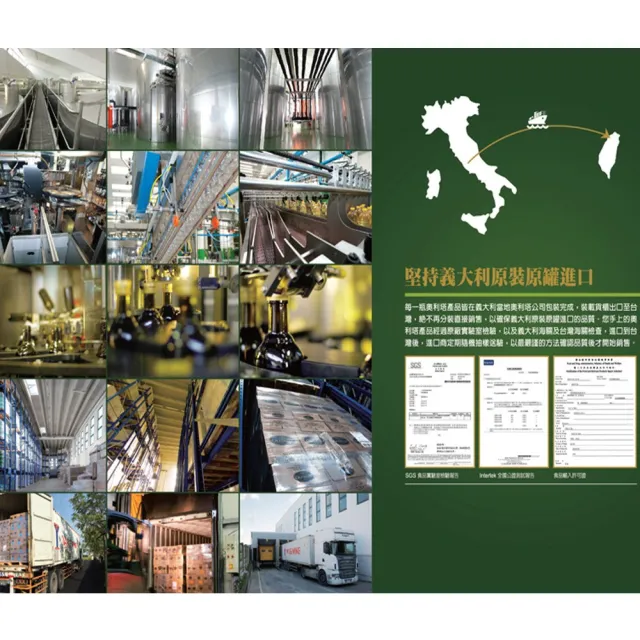 【Olitalia 奧利塔】特級初榨橄欖油禮盒組(1000mlx4瓶)