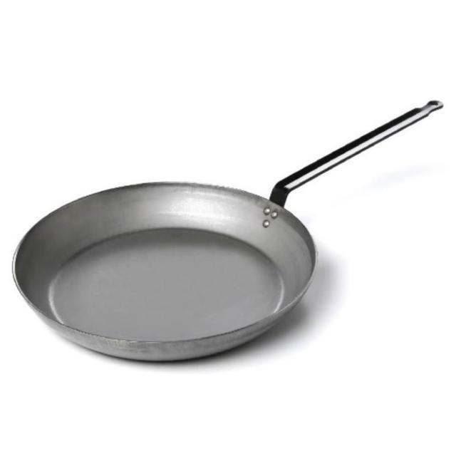 【GUSTO】28cm商用碳鋼平底鍋(厚度3.0mm)