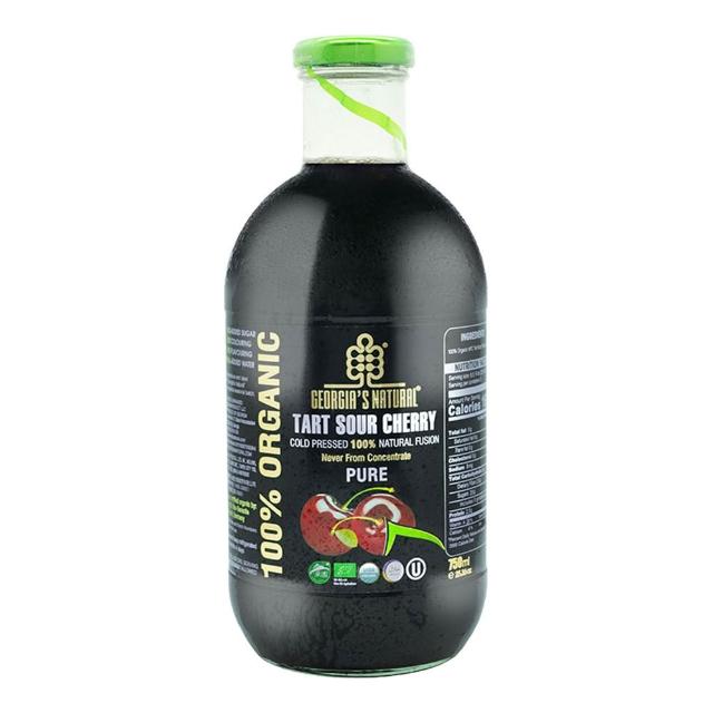 【Georgia】有機酸櫻桃原汁750mlx2入(100%液態蔬果原汁原液)
