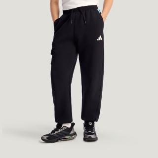 【adidas 愛迪達】長褲 童裝 大童 男女童 運動褲 縮口 LK KN PANTS 黑 KH0240