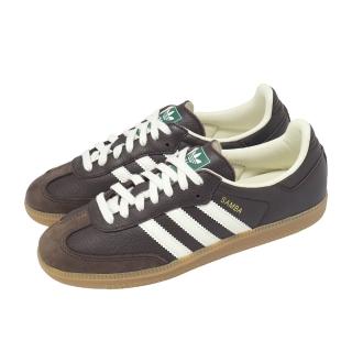【adidas 愛迪達】休閒鞋 Samba OG 男鞋 女鞋 可可棕 膠底 復古 德訓鞋 愛迪達(JR0891)