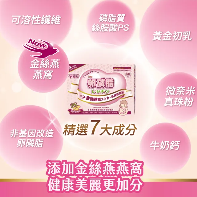 【mamacare 孕哺兒】卵磷脂燕窩★多機能細末(添加金絲燕窩)(春節禮盒)