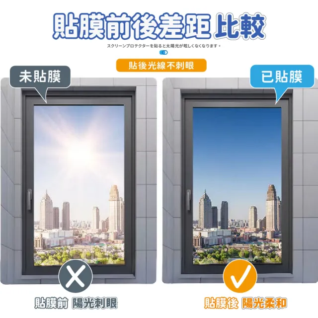 【XUMU SELECT 旭沐選物】單向透視靜電玻璃隔熱膜120*200cm 日光強防窺(窗戶隔熱貼 防窺貼 遮光貼)