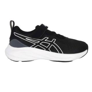 【asics 亞瑟士】19-23CM LAZERBEAM MN-MG 男大童運動鞋-魔鬼氈 慢跑(1154A224-001)