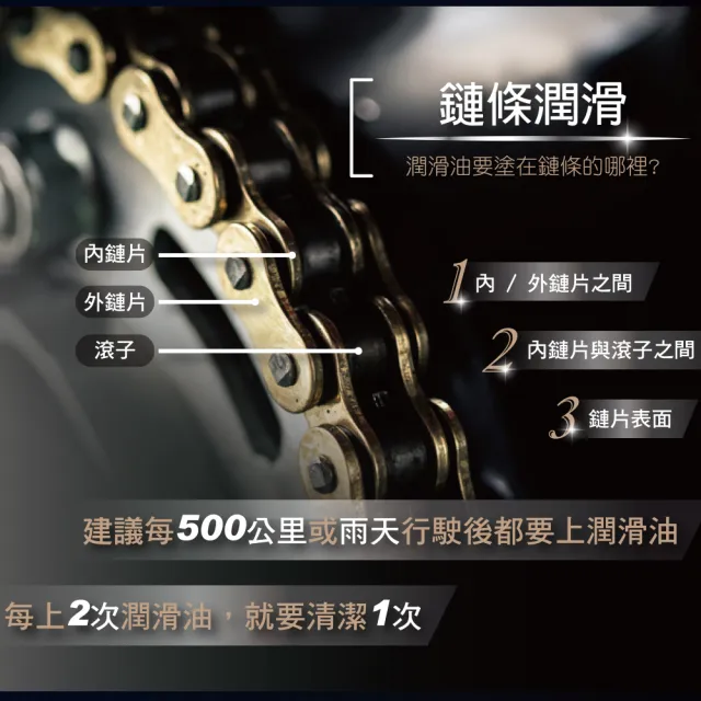 【WILITA 威力特】鏈條清潔基本組 適gogoro 重機 自行車(鏈條清潔劑+鏈條油+鏈條刷+纖維布)