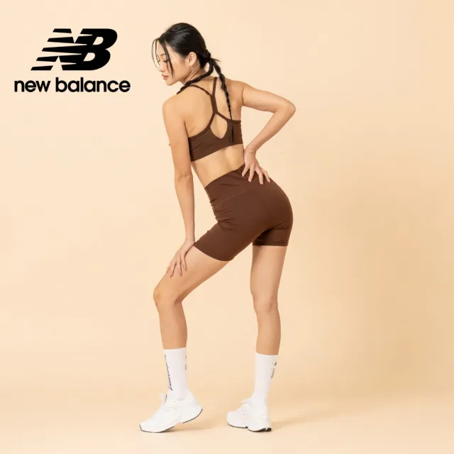 【NEW BALANCE】NB 6吋 緊身短褲_WS51114ABJ_女性_咖啡色(美版 版型偏大)