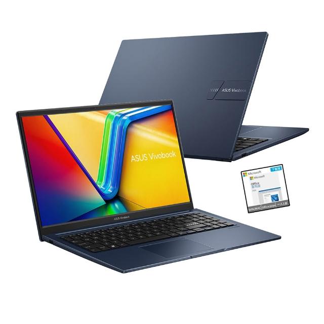 【ASUS 華碩】Office2024組★ 15.6吋十核心輕薄筆電(VivoBook X1504VA/十核心/16G/512G SSD/W11)
