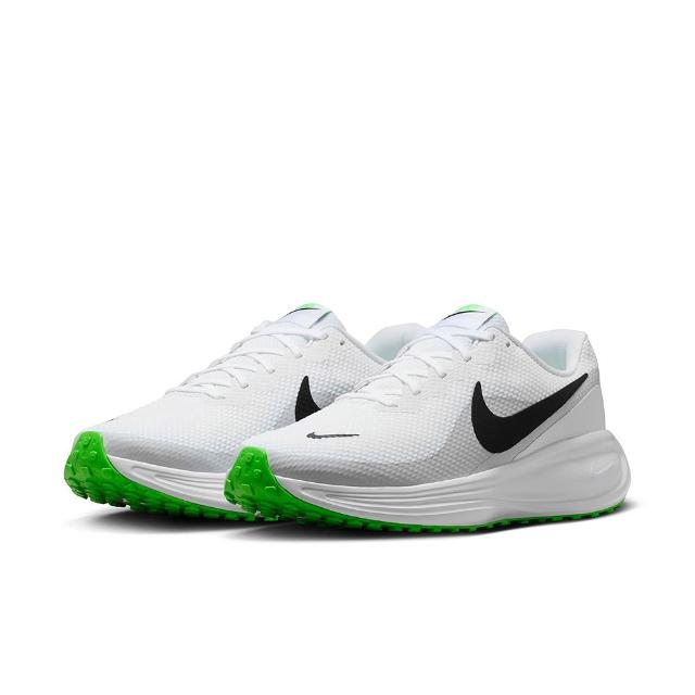 【NIKE 耐吉】慢跑鞋 男鞋 運動鞋 緩震 REVOLUTION 8 白綠 HJ9198-105