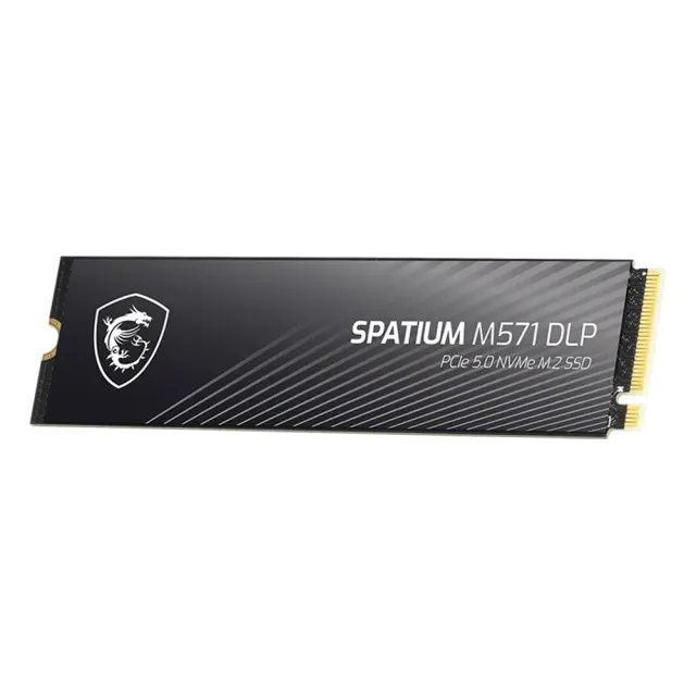 【MSI 微星】SPATIUM M571 2TB DLP PCIe 5.0 NVMe M.2 SSD固態硬碟(讀14500MB/寫11000MB)