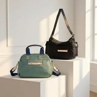 【satana】多背法斜背包 肩背 / 側背 / 手提 輕量防潑水 台灣製 - 多款