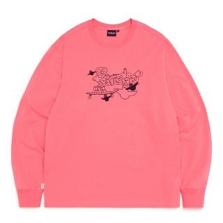 【Mark Gonzales】男女同款 MG COLLAGE 長袖上衣 - 粉紅色