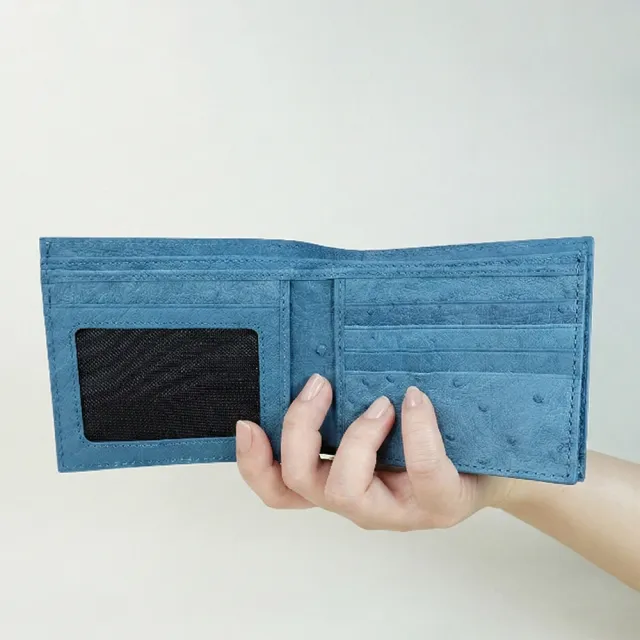 【M2ND】普爾琿鴕鳥皮雙折短夾/男皮夾(T48A)