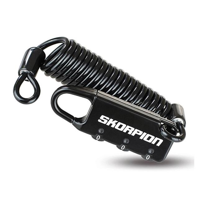 【SKORPION 蠍牌】多功能 迷你密碼鎖(自行車鎖 腳踏車鎖 安全帽鎖)