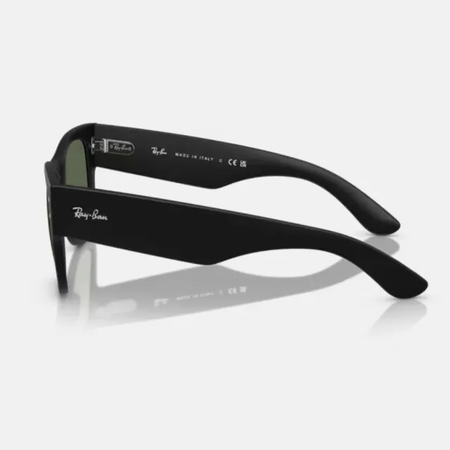 【RayBan 雷朋】粗版方形膠框抗UV太陽眼鏡(RB4840S-601S71 52mm)