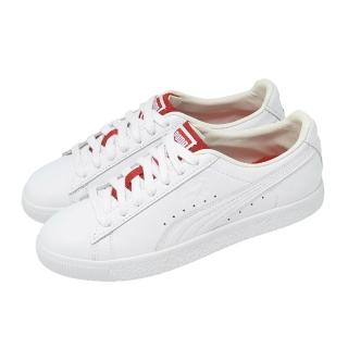 【PUMA】休閒鞋 Clyde Varsity II 男鞋 女鞋 白 紅 小白鞋 百搭 皮革 39649101