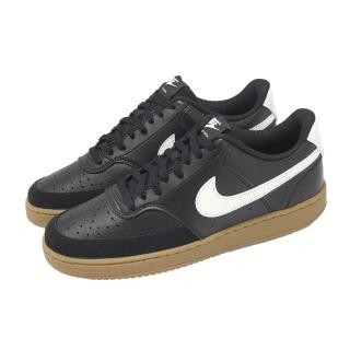 【NIKE 耐吉】休閒鞋 Court Vision LO 男鞋 女鞋 黑 白 膠底 復古 低筒(IB2998-004)