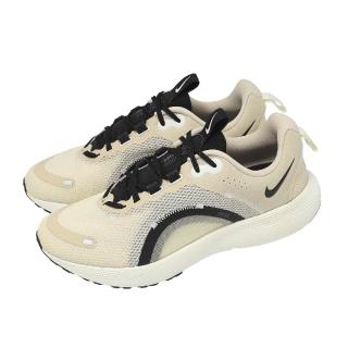 【NIKE 耐吉】慢跑鞋 W React Escape RN 2 女鞋 米白 黑 緩衝 運動鞋(DJ9976-100)