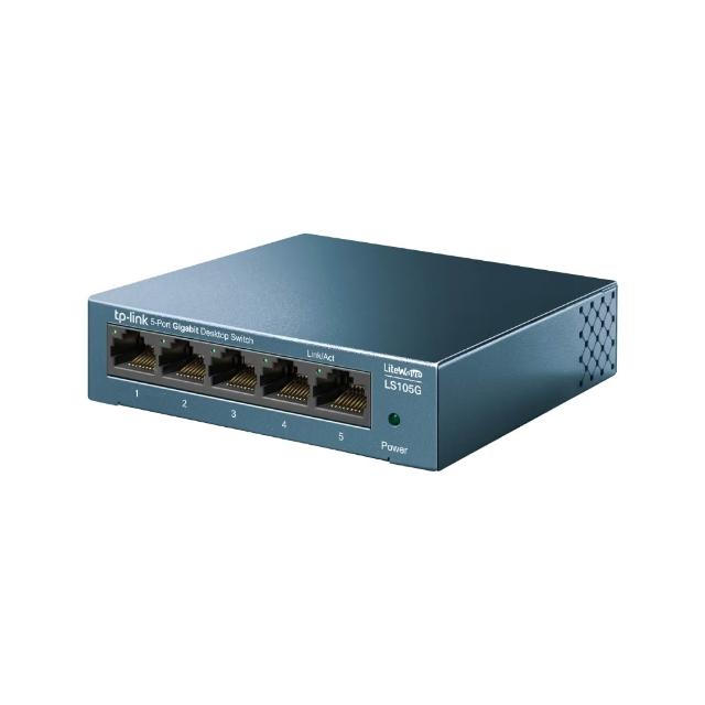 【TP-Link】LS105G 5埠10/100/1000Mbps  桌上/壁掛兩用 流量管理  乙太網路交換器switch hub