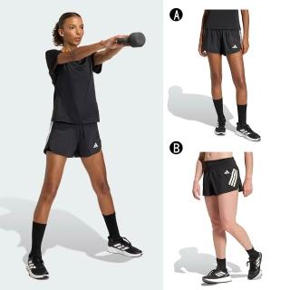 【adidas 愛迪達】運動短褲 PACER 2IN1 男女 A-KD9742 B-KD3875