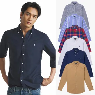 【RALPH LAUREN】RL POLO 經典刺繡小馬長袖襯衫 上衣-多色組合(CLASSIC FIT/平輸品)