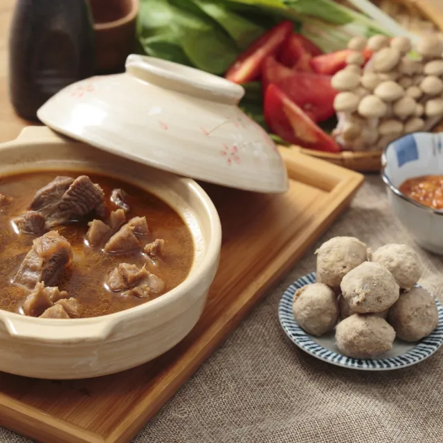 【土羊哥】元氣紅燒無皮羊肉套餐*2組(3490g/組;鍋物;年菜;含運;鍋物/火鍋/湯底/火鍋料/火鍋肉片)