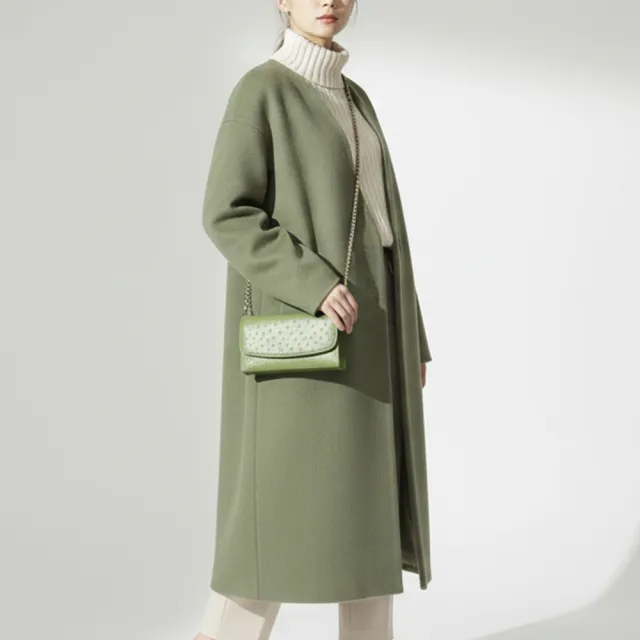 【M2nd】鴕鳥皮WOC長夾包(T40A)