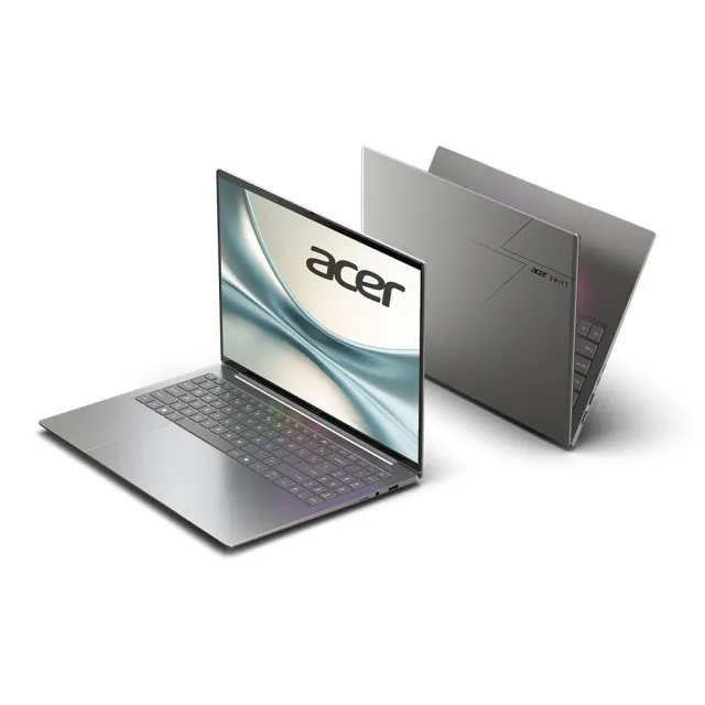 【Acer 宏碁】羅技滑鼠組★16吋 2.8K OLED輕薄 AI筆電-星岩灰(SF16-71T-72M7/Ultra X7-358H/32G/1TB/W11)