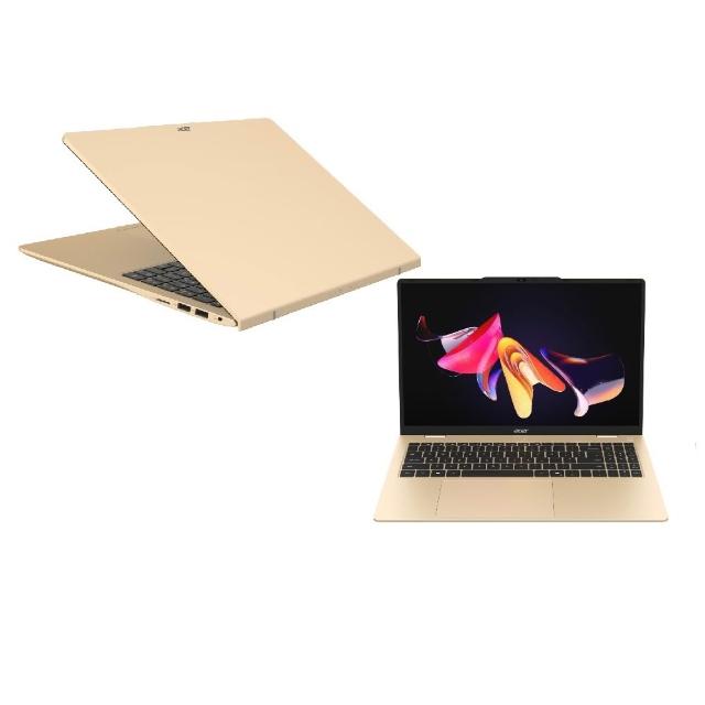 【Acer】羅技滑鼠組★16吋Ultra 5 AI效能筆電-金(Aspire Lite/AL16-53P-53WA/Ultra 5-115U/16G/512G/W11)