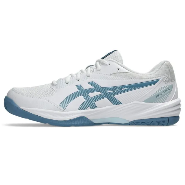 【asics 亞瑟士】排球鞋 男鞋 匹克球 運動鞋 緩震 GEL-TASK 4 白藍綠 1071A103-103