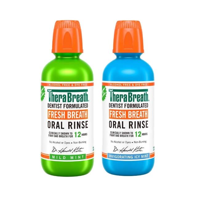 【台隆手創館】TheraBreath凱斯博士漱口水-溫和薄荷/冰涼薄荷473ml