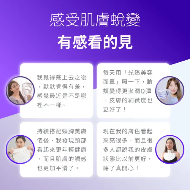 【iRestore】雙重嫩膚組「美容面罩+頸胸美膚儀」LED美膚嫩膚儀