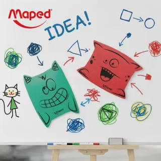 【Maped】磁性黑/白板擦 | 擦黑板 擦白板 黑板擦 白板擦 磁性板擦